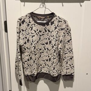 Rebecca Taylor Brocade Knit Top